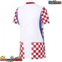 Camisa de Futebol Croácia Equipamento Principal Mulheres Mundo 2026 Manga Curta